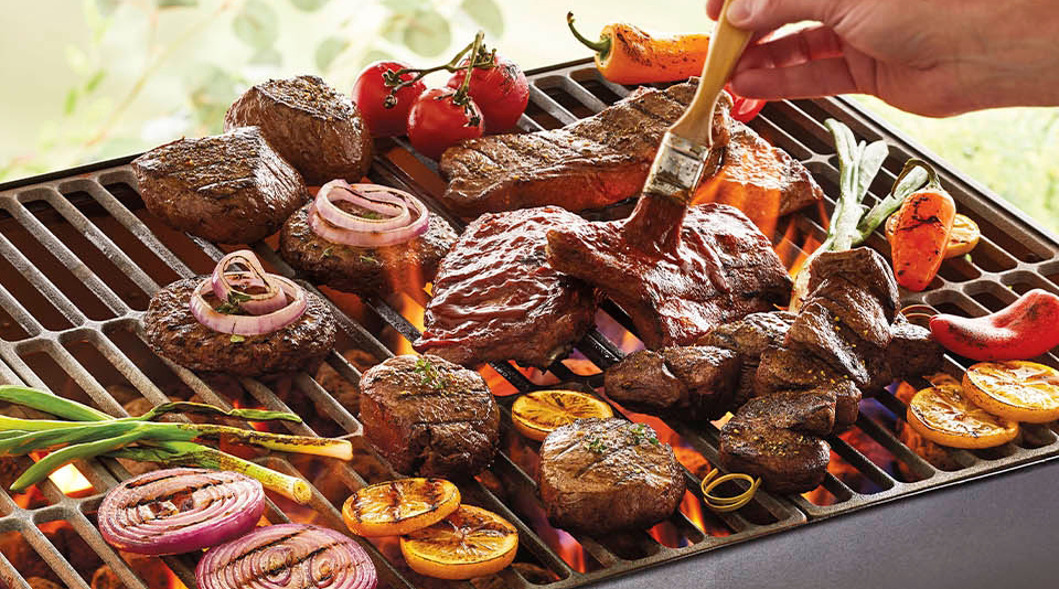 Barbecues are being grilled.